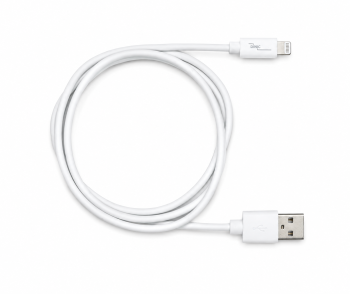 USB A auf Lightning Kabel, weiss, DINIC Box mit Euroloch, 1m
