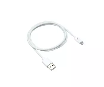 USB A to Lightning cable 2m, white, DINIC Box