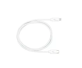 Kabel USB C do Lightning, MFi, škatla, bel, 0,50 m, s certifikatom MFi, kabel za sinhronizacijo in hitro polnjenje