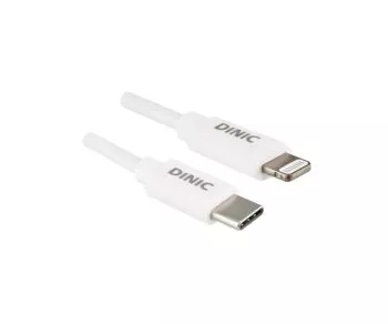 USB C+A charging set 20W, PD, white, 1m Lightning/C 20W, 3.6V~5.9V/3A; 6~9V/2A; 9V~12V/1.5A