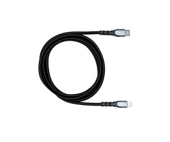 Καλώδιο USB C σε Lightning HQ, πιστοποιημένο MFi, καλώδιο συγχρονισμού και γρήγορης φόρτισης, μαύρο, κουτί DINIC με οπή Euro, 1m