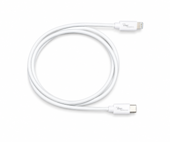 USB C auf Lightning Kabel, MFi zertifiziert, Sync- und Schnellladekabel, weiß, DINIC Box mit Euroloch, 2m