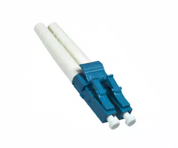 Fibre optic cable OS1, 9µ, LC / LC connector, single mode, duplex, LSZH, yellow, DINIC polybag, length 2m