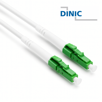 Priključni kabel za optični usmerjevalnik, LCA-LCA, simpleksni, OS2, LC/APC 8° do LC/APC 8°, LSZH, 1 m, DINIC Box