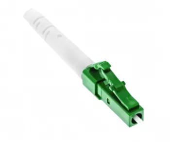 Connection cable for fibre optic router, LCA-SCA, simplex, OS2, LC/APC 8° to SC/APC 8°, LSZH, DINIC box with Euro hole, length 5m