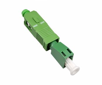 10 Accoppiatori Adattatori Fibra Ottica SC APC Femmina - SC APC Femmina, Singolo Modo, Verde