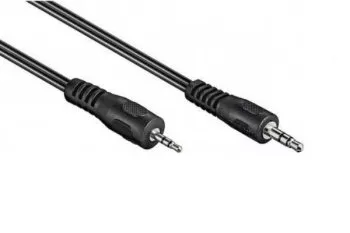 Câble plat audio AUX, 3,5mm mâle vers 2,5mm mâle, prise jack 3,5mm/prise jack 2,5mm, 2,00m