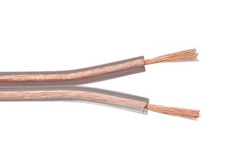 Speaker Cable transparent, CCA, 50,00m