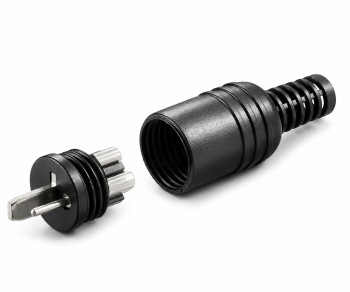 DINIC Lautsprecherstecker, schwarz, 2 Stück, DINIC Box