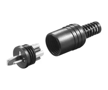 Conector de altavoz DINIC, negro, 2 piezas, DINIC Box