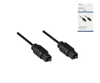 Kabel Toslink 2 mm, 2 m, černý, krabice