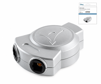 Toslink splitter, from 1 to 2 sockets, DINIC box for connecting 2 devices to one port