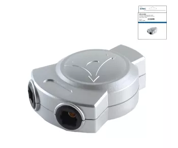 Toslink splitter, from 1 to 2 sockets, DINIC box for connecting 2 devices to one port