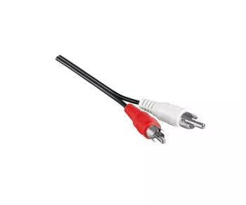 Audio Cable 3,5mm jack to 2x RCA male, 2,00m