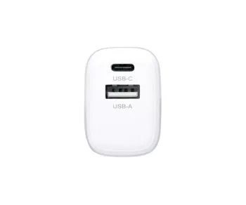 USB C+A Ladegerät/Netzteil 20W, PD, weiß, Box Power Delivery, weiß, DINIC Box mit Euroloch