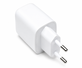 USB C+A Ladegerät/Netzteil 20W, PD, weiß, Box Power Delivery, weiß, DINIC Box mit Euroloch