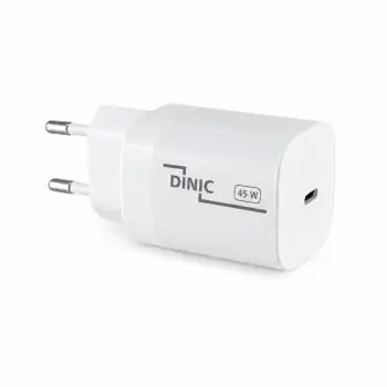 Caricabatterie USB C 45 W + cavo da USB-C a C, caricabatterie rapido con PD3.0 e PPS + cavo di ricarica USB-C, bianco, 1,5 m