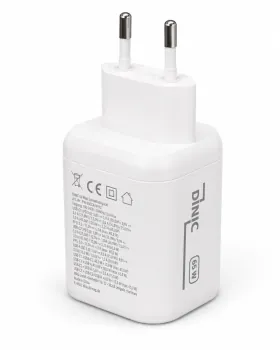 Încărcător/alimentator DINIC USB C/C/A 65 W Încărcare rapidă Power Delivery 3.0, tehnologie PPS, cutie DINIC
