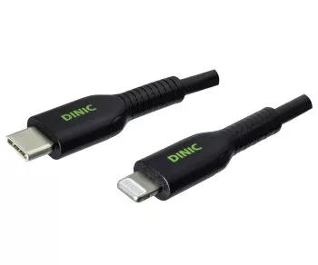 USB C laadija komplekt 20W, PD, must, 1m Lightning/C 5V/3A; 9V/2.22A (PD3.0) komplekt, must