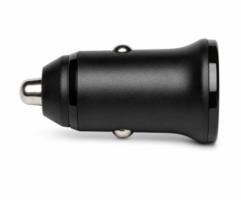 USB KFZ 20W C Schnellladegerät, PD 3.0 Schnellladefunktion, schwarz, DINIC Box Euroloch