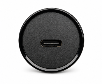 USB KFZ 20W C Schnellladegerät, PD 3.0 Schnellladefunktion, schwarz, DINIC Box Euroloch
