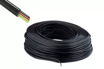 Telefon-Flachbandkabel, 4-adrig, AWG 30, Rolle 100m