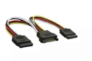 Y power cable internal S-ATA to S-ATA, 1x S-ATA to 2x S-ATA, 0.15m