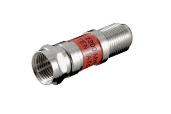 SAT attenuator 6 dB, DINIC blister pack