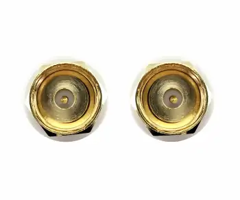 DINIC SAT coaxial cable F-connector to connector, gold-plated, quadruple shielded, white, DINIC blister, length 10.00m