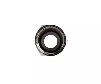 Connettore F twist-on per cavo 7,3mm, rame, quantità: 2 pezzi, scatola DINIC con foro Euro, lunghezza 20mm