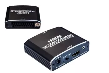 Scart-HDMI-Adapter, Video und Audio analog auf HDMI bis 1080p@60Hz