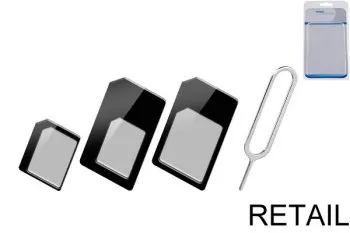 Sim card adapter set 4 in 1