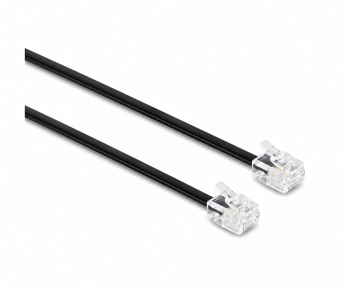 DINIC Modularanschlusskabel, AWG 28, RJ11-Stecker (6P4C) auf RJ11-Stecker (6P4C), Länge 6,00m, DINIC Box