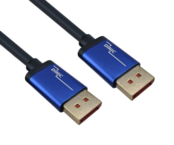 Premium DisplayPort 1.4 HQ cable, 32.4Gbps, 4K@120Hz, 8K@60Hz, 3D, HDR, DINIC box with Euro hole, 3m