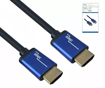 Premium HDMI 2.1 cable, 2x plug, 1m 48Gbps,4K@120Hz, 8K@60Hz, 3D, HDR