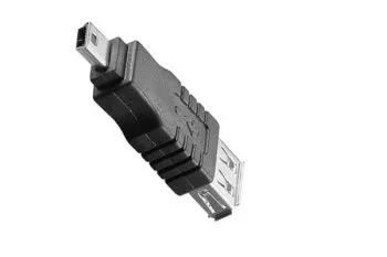 DINIC USB adaptera A kontaktligzda uz mini B 5pin kontaktdakšu kontaktdakšu