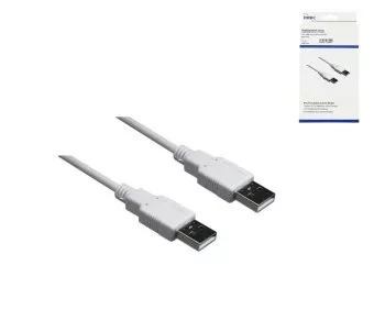 USB 2.0 Hi-Speed kábel A-A dugóhoz, 1,80m DINIC dobozban