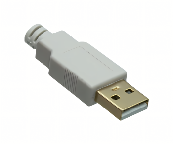 DINIC USB 2.0 HQ pikendus A isane kuni A emane, 28 AWG / 2C, 26 AWG / 2C, valge, DINIC karp euroava, pikkus 2,00m.