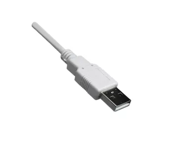 DINIC USB 2.0 Kabel A Stecker auf B Stecker, 28 AWG / 2C, 26 AWG / 2C, grau, DINIC Polybag, Länge 3,00m
