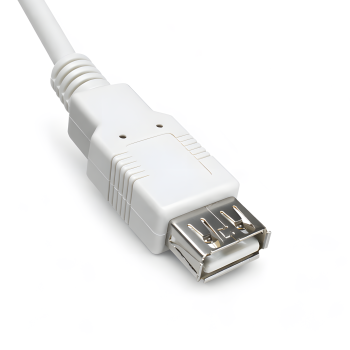 USB 2.0 Verlängerung A St. auf A Bu., UL 2725, 28 AWG/2C, 26 AWG/2C, grau, DINIC Polybag, Länge 3,00m