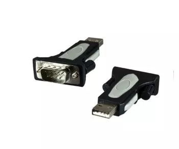 DINIC USB 2.0-omformer USB til seriell DB9, 0,80 m Adapter USB A-plugg til RS232 D-SUB 9-plugg