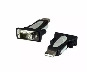 DINIC USB 2.0 converter USB to serial DB9, RS232 adapter incl. 0.80m USB cable