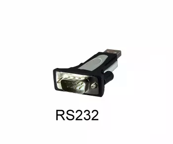 DINIC USB 2.0 converter USB to serial DB9, RS232 adapter incl. 0.80m USB cable