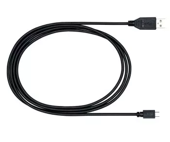 DINIC USB Cable micro B male to USB A male, black, 0,50m