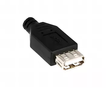 USB Adapter A Buchse auf micro B Stecker OTG, zum Anschluss an OTG kompatible Geräte, schwarz, 0,10m