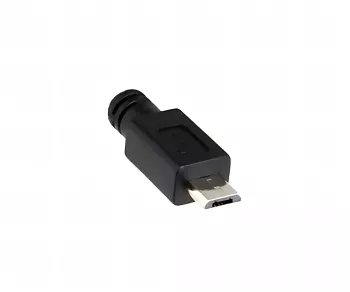 USB Adapter A Buchse auf micro B Stecker OTG, zum Anschluss an OTG kompatible Geräte, schwarz, 0,10m