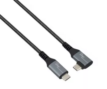 DINIC USB C 4.0 Cable, Straight to 90° Angle, PD 240W, 40Gbps