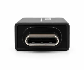 Адаптер, USB C щепсел към USB A гнездо, алуминиев, космическо сив