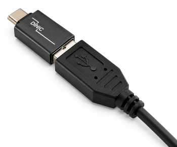 Adaptateur, USB C mâle vers USB A femelle Alu, space grey