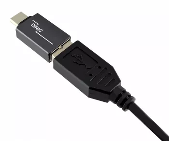 Adattatore, spina USB C a presa USB A alluminio, grigio spazio